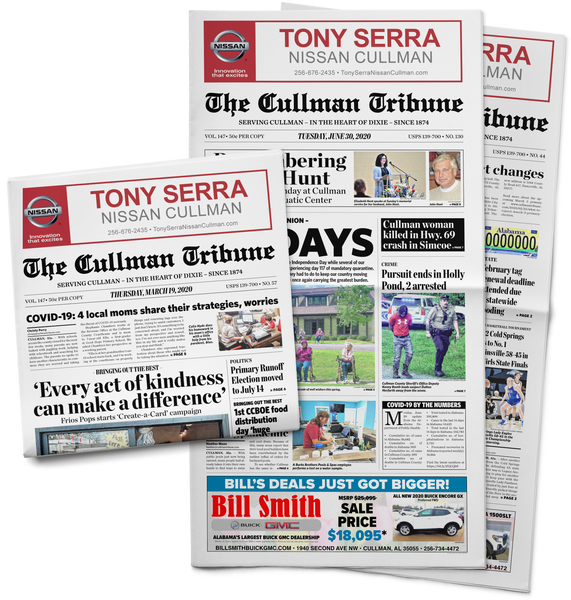 One Year Print Subscription to The Cullman Tribune